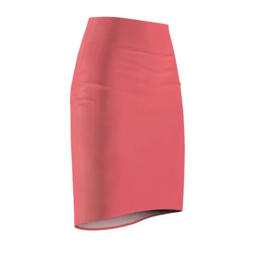 Women’s Gothic Pink Pencil Skirt – Wednesday Addams Inspired AOP Skirt - Image 3