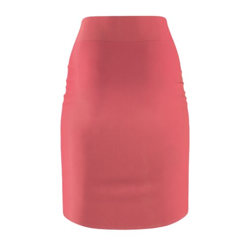 Women’s Gothic Pink Pencil Skirt – Wednesday Addams Inspired AOP Skirt - Image 2