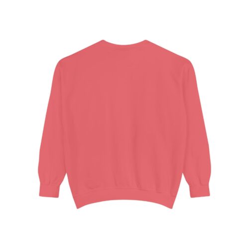 Unisex Garment-Dyed Sweatshirt – Wednesday Addams Inspired Gothic Halloween Pullover - Image 2