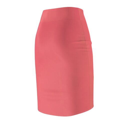Women’s Gothic Pink Pencil Skirt – Wednesday Addams Inspired AOP Skirt - Image 4