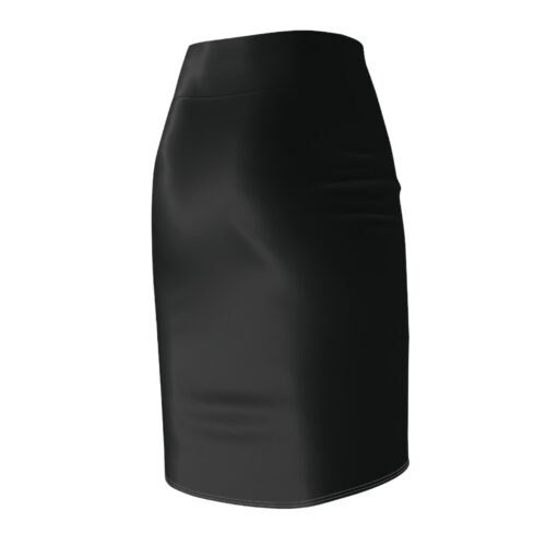 Women’s Gothic Black Pencil Skirt – Wednesday Addams Inspired AOP Skirt - Image 4