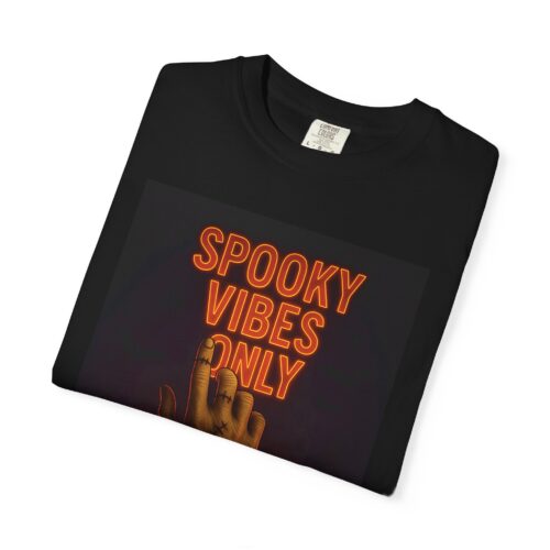 Spooky Vibes Unisex T-Shirt – Halloween Graphic Tee for Trick or Treat - Image 3