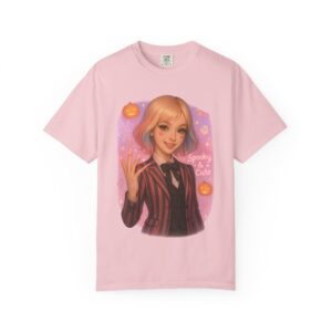 Spooky Cute T-Shirt – Unisex Halloween Garment-Dyed Graphic Tee