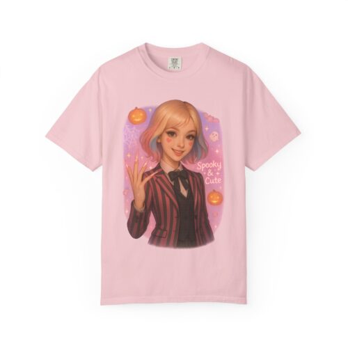 Spooky Cute T-Shirt – Unisex Halloween Garment-Dyed Graphic Tee