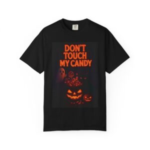Halloween Unisex T-Shirt – “Don’t Touch My Candy” Spooky Graphic Tee
