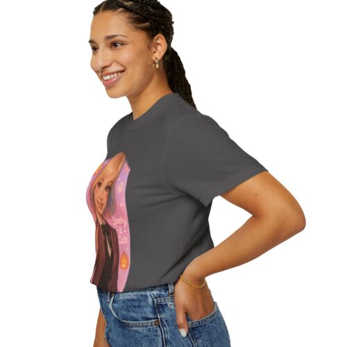 Spooky Cute T-Shirt – Unisex Halloween Garment-Dyed Graphic Tee - Image 12