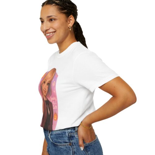Spooky Cute T-Shirt – Unisex Halloween Garment-Dyed Graphic Tee - Image 5
