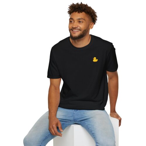 Cute Rubber Duck Unisex Softstyle T-Shirt, Funny Gift, Casual Wear, Bath Time Tee, Summer Fashion - Image 6