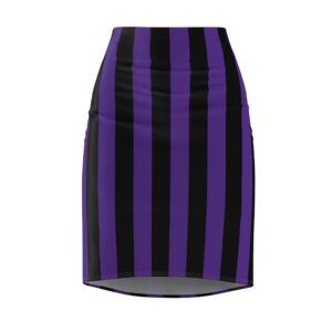 Chic Striped Pencil Skirt for Women, Stylish Office Wear, Trendy Night Out Outfit, Perfect for Parties, Halloween and More