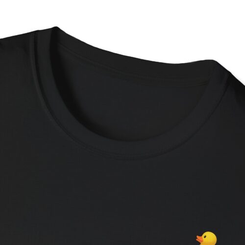 Cute Rubber Duck Unisex Softstyle T-Shirt, Funny Gift, Casual Wear, Bath Time Tee, Summer Fashion - Image 3