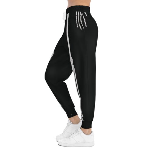 Bone Print Athletic Joggers, Cool Sweatpants for Fitness, Casual Wear, Halloween Costume, Unique Gift for Gym Lovers, Unisex Joggers - Image 5