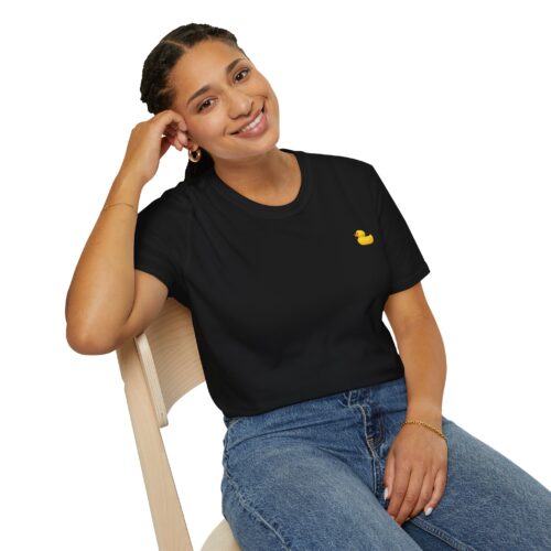Cute Rubber Duck Unisex Softstyle T-Shirt, Funny Gift, Casual Wear, Bath Time Tee, Summer Fashion - Image 5