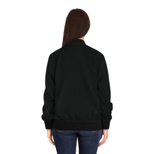 Women's Bomber Jacket with Artistic Tear Design - Unique Fashion Statement, Streetwear, Layering Piece, Gift for Her, Graphic Jacket - Image 4