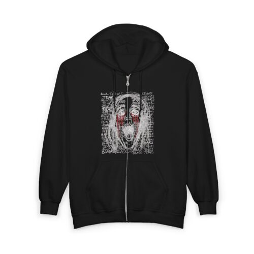 Creepy Horror Sweatshirt, Unisex Hoodie for Halloween, Scary Gift for Fans, Unique Horror Apparel, Spooky Costume Piece - Image 2