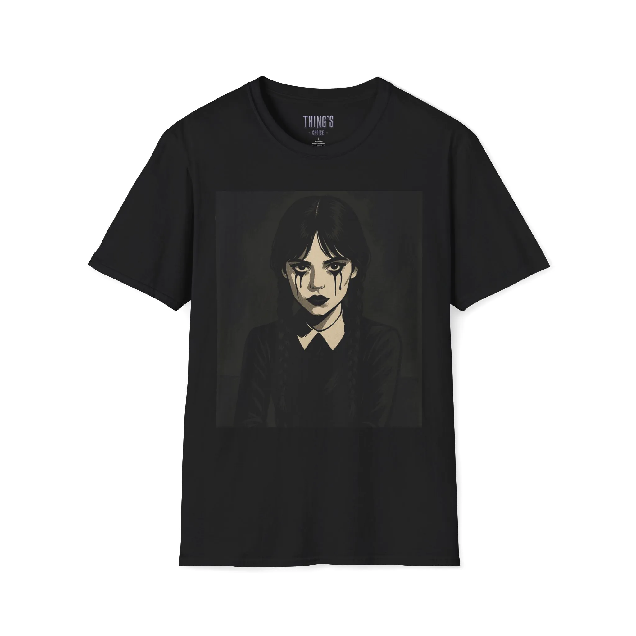 T-Shirt – Wednesday Addams Inspired Gothic Halloween Tee