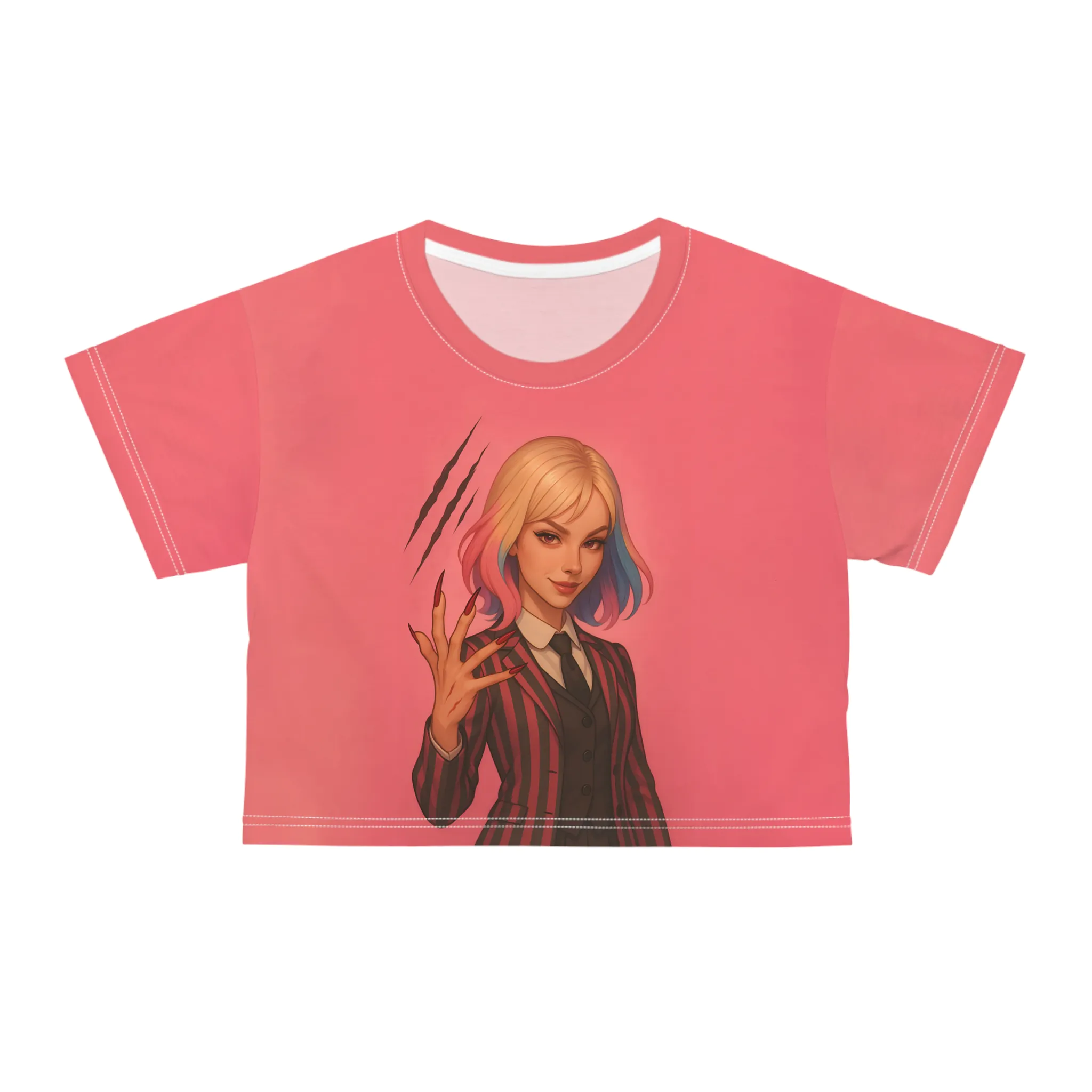 Enid Sinclair Pink Shirt – Wednesday Addams Pastel Gothic Tee