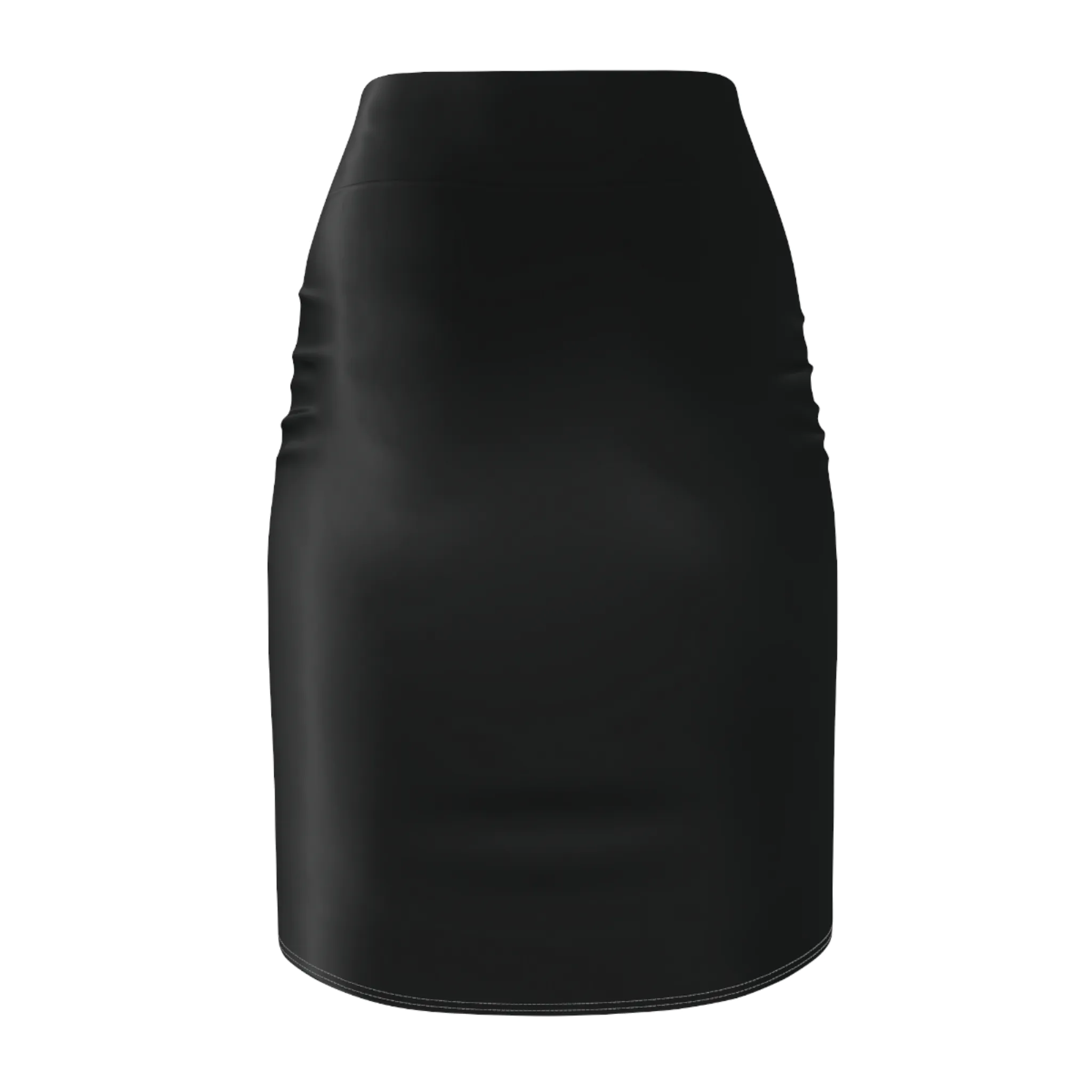 Women’s Gothic Black Pencil Skirt – Wednesday Addams Inspired AOP Skirt - Image 2