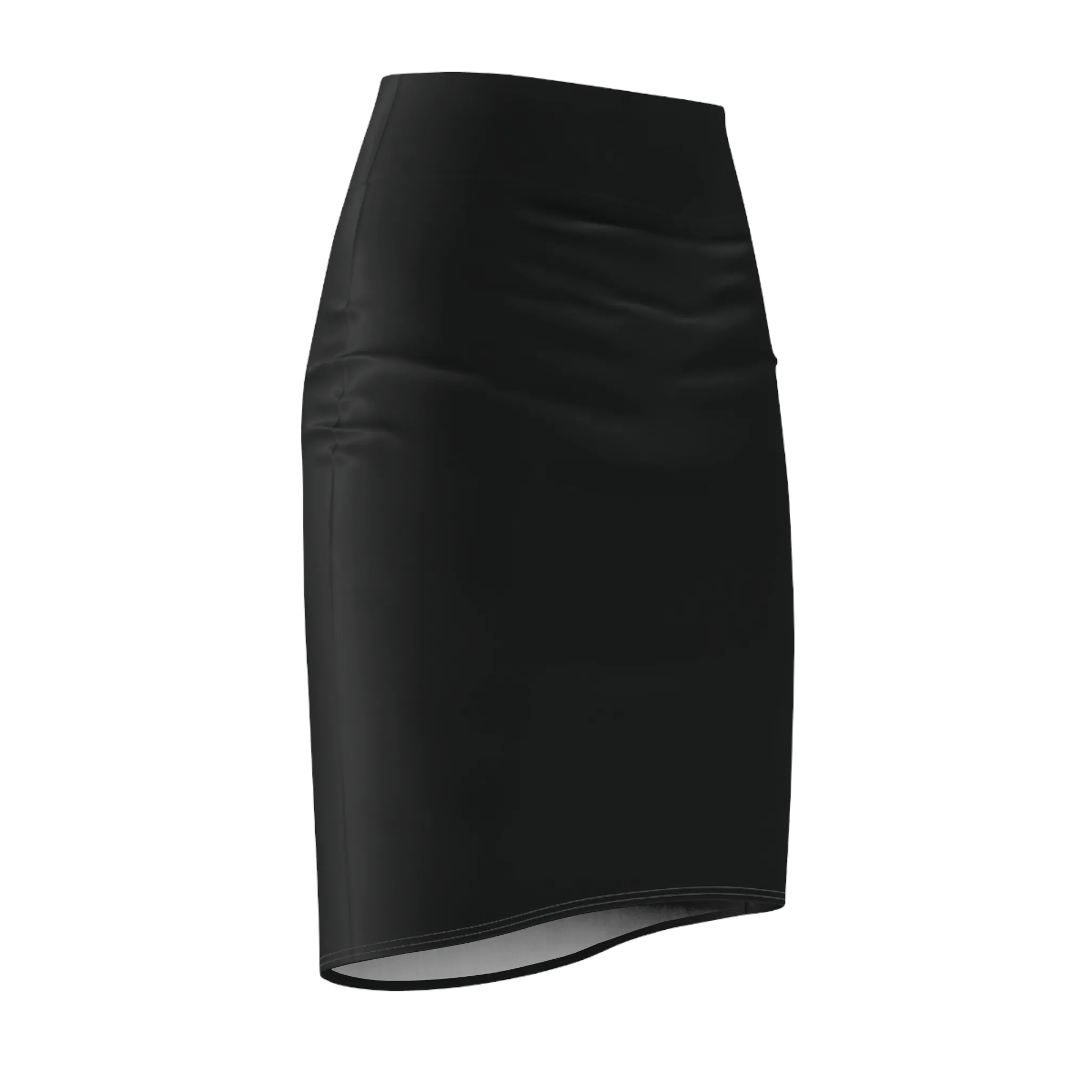 Women’s Gothic Black Pencil Skirt – Wednesday Addams Inspired AOP Skirt - Image 3