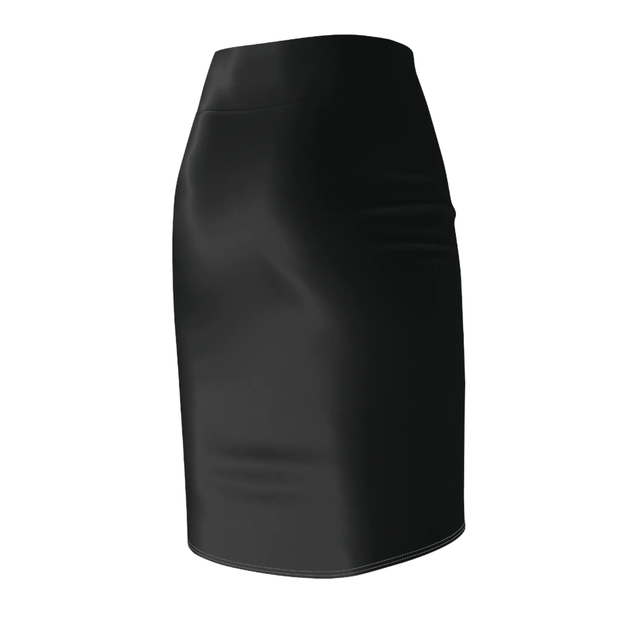 Women’s Gothic Black Pencil Skirt – Wednesday Addams Inspired AOP Skirt - Image 4