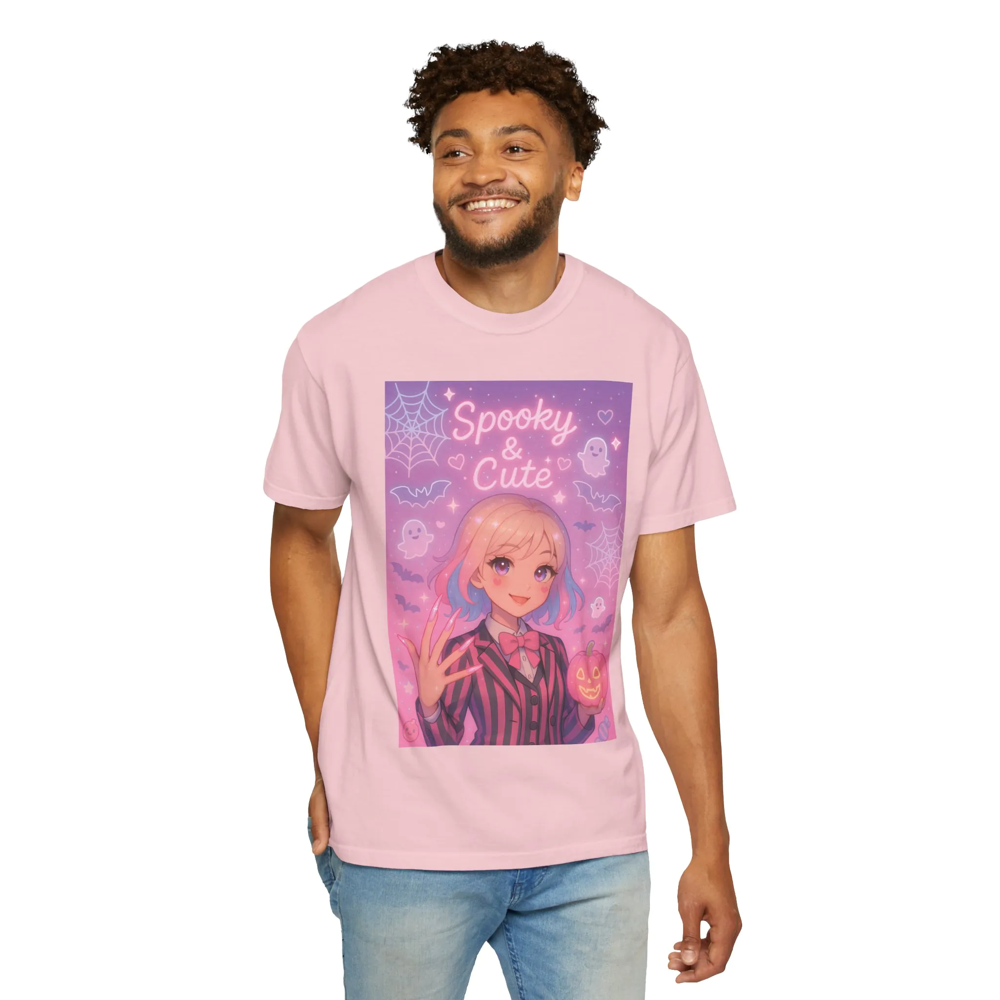 Spooky Cute T-Shirt – Unisex Halloween Party Graphic Tee - Image 6
