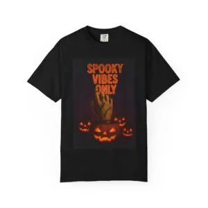 Spooky Vibes Unisex T-Shirt – Halloween Graphic Tee for Trick or Treat