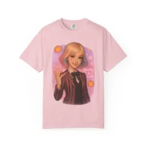 Spooky Cute T-Shirt – Unisex Halloween Garment-Dyed Graphic Tee