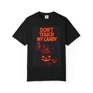 Halloween Unisex T-Shirt – “Don’t Touch My Candy” Spooky Graphic Tee