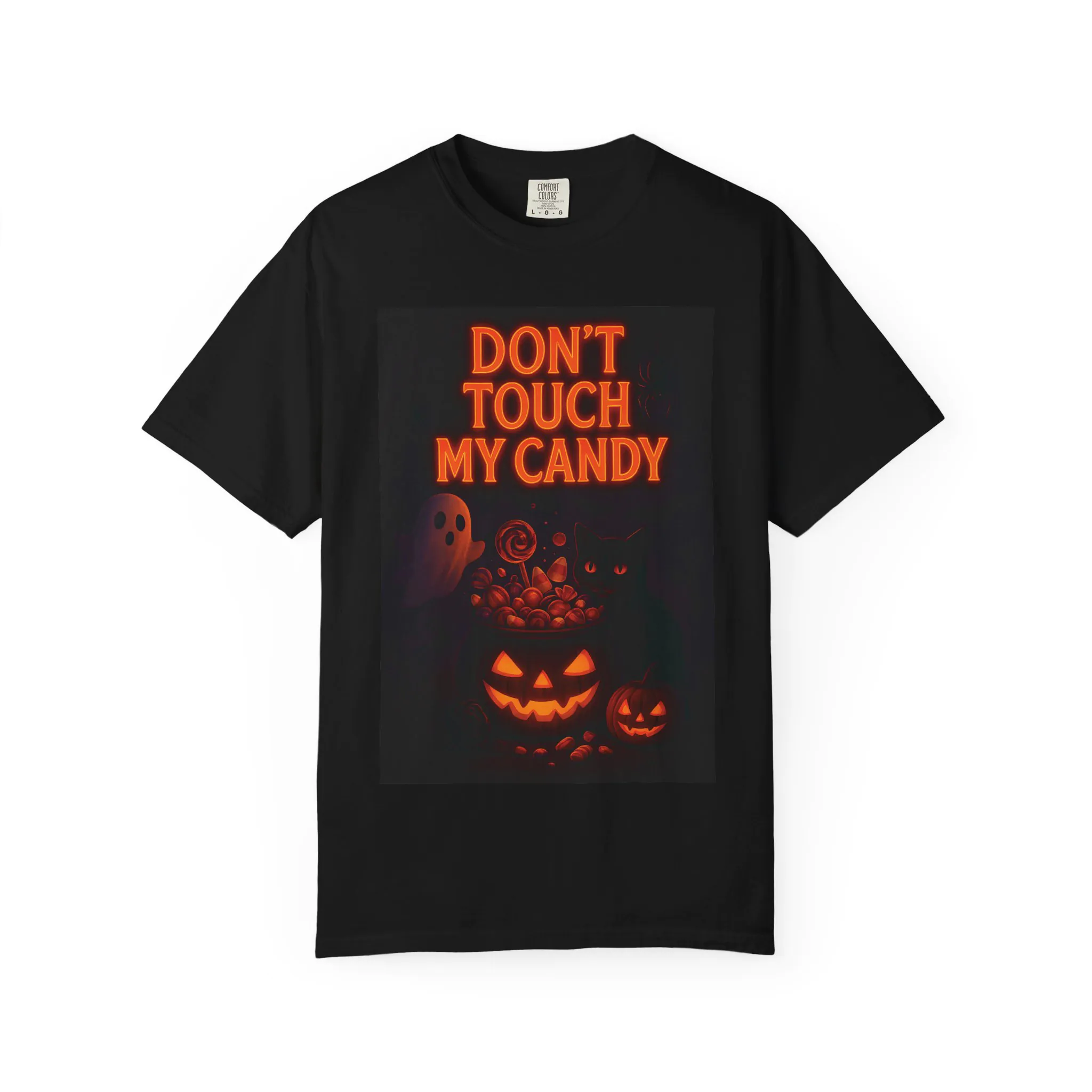 Halloween Unisex T-Shirt – “Don’t Touch My Candy” Spooky Graphic Tee
