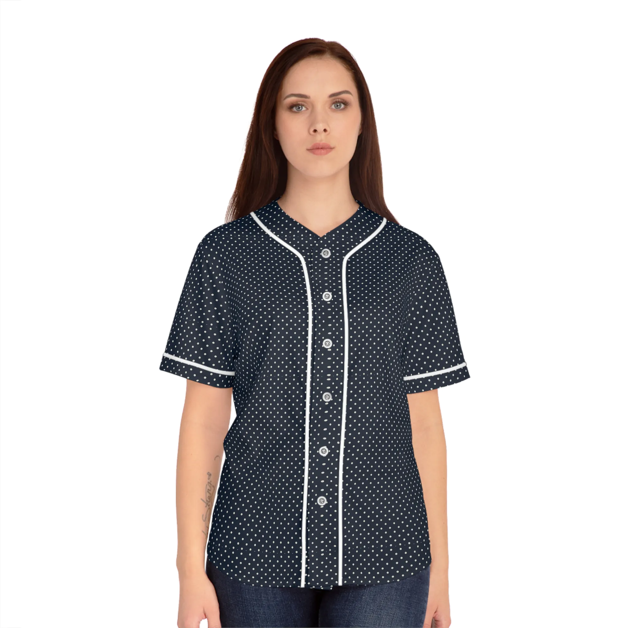 Stylish Women's Baseball Jersey, Casual Summer Top, Athletic Wear, Softball Costume, Game Day Apparel, Sporty Fashion - Image 3