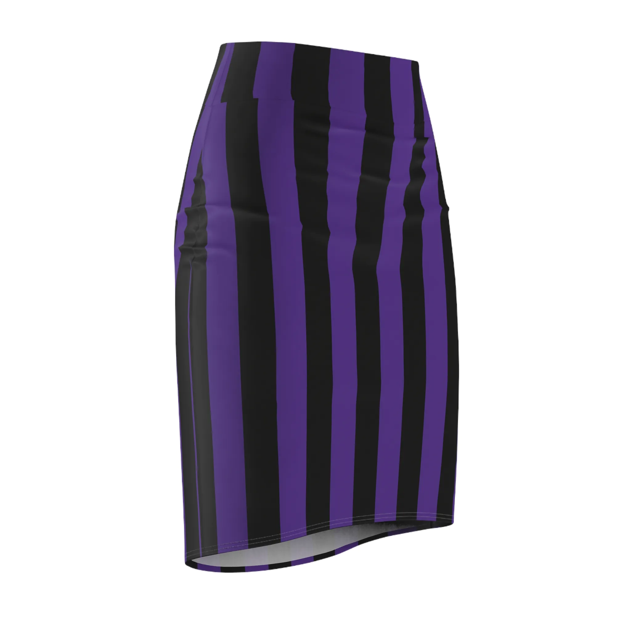 Chic Striped Pencil Skirt for Women, Stylish Office Wear, Trendy Night Out Outfit, Perfect for Parties, Halloween and More - Image 3